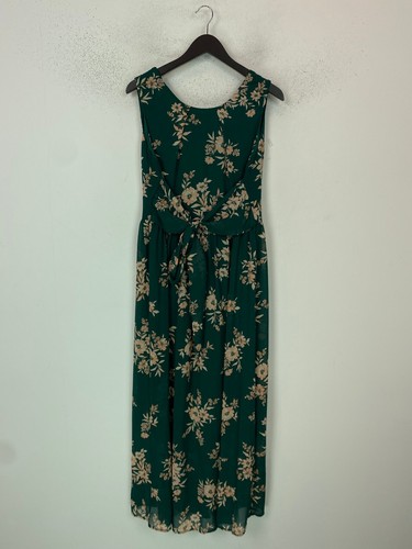 Apricot green pink floral - apricot,