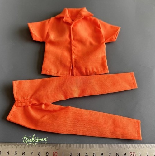 Vintage male soldier orange - vintage,