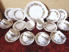 * ROYAL STANDARD LYNDALE  21 Pc TEA SET 6 TRIO CAKE PLATE JUG BOWL FREE UK POST 