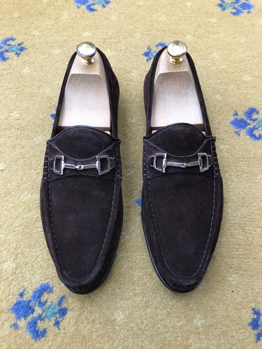 Gucci loafers shoes suede - gucci,