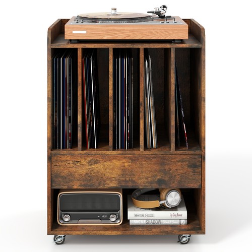 Record player stand - player, wheels