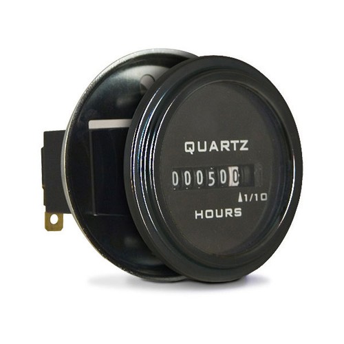 Trumeter hour meter 80vdc - hour, 10-80vdc