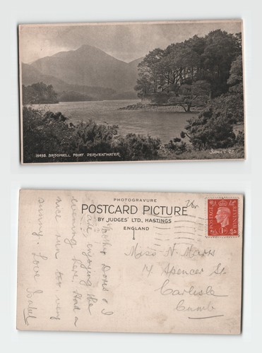 Vintage postcard broomhill - postcard,
