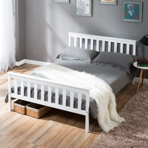 Double wooden bed frame sale - double,