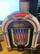 ION Jukebox Dock Classic Design  Retro Neon Trim Speaker for iPad, iPhone & iPod