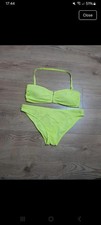 Neon Yellow Bikini Size 14-16