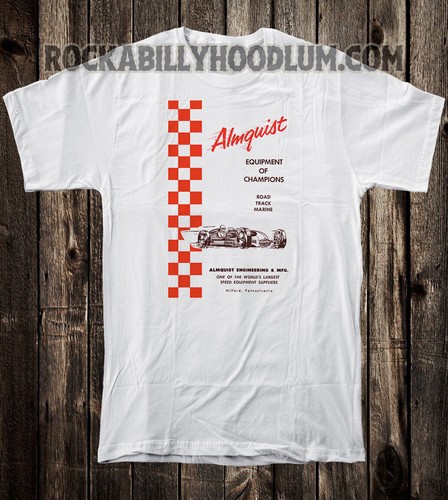 Retro hot rod tee - tee, drag