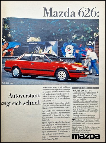 1986 mazda 626 coupe - 626,, gt