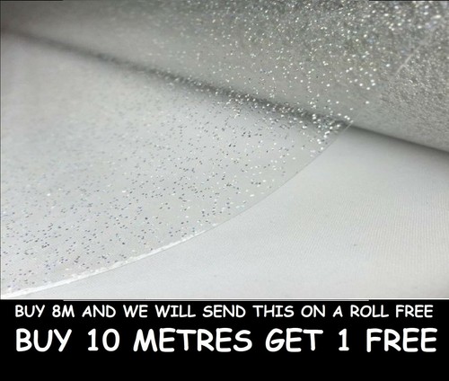 Silver glitter clear plastic - glitter,