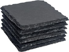 Square Slate Coasters Set