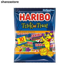 Haribo Halloween Trick or Treats Sweet Bundle 160g Pack with 10Assorted Mini Bag