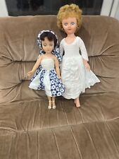 VINTAGE TEEN DOLL c60's x 2 Pedigree or similar original clothes