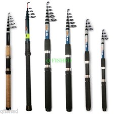 Fishing telescopic travel rods - telescopic,