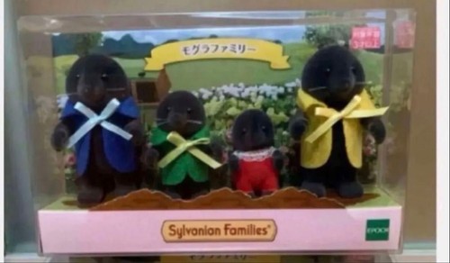 Sylvanian families mole family - families,