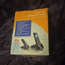 Binatone Call Blocker Single - Vesta 1305 Digital Cordless Telephone - Boxed