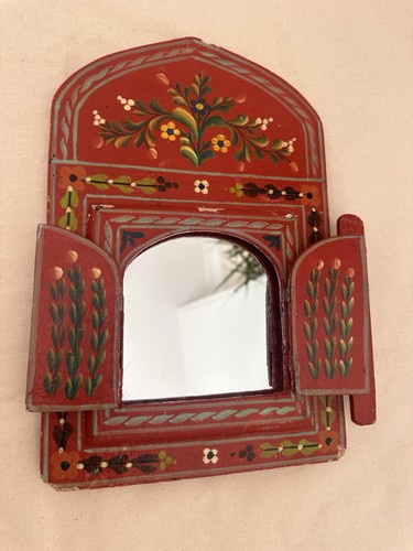 Hand painted moroccan mirror - hand,