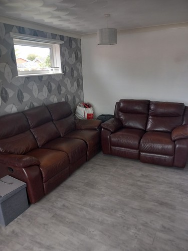 Leather sofa plus 2 - leather,