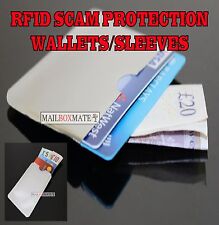 RFID Card Protector Mini Wallet Sleeve Scam Blocking Contactless Card Holder
