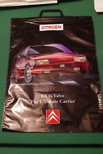 Citroen bx 16v GTi launch dealer motor show bag promotion 