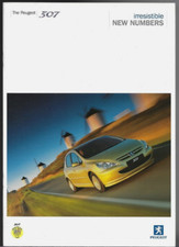 Peugeot 307 Rapier, Estate & SW Mid 2002 UK Market Sales Brochure