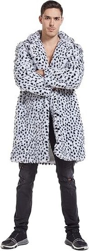 Mens warm leopard - warm, fur