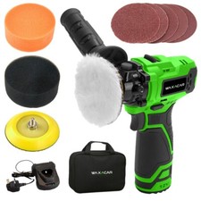 Waxacar Cordless Mini Car Polisher Buffer Sander Polishing Machine Detailing Kit