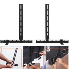 Pair TV Sound Bar Bracket Wall