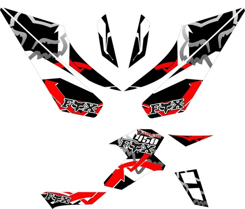 Apache rlx 320 450 - 450, stickers