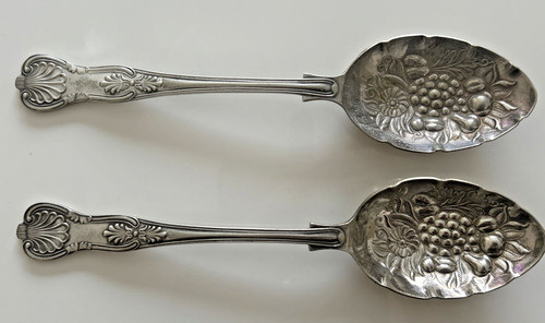 Pair epns berry spoons - epns,