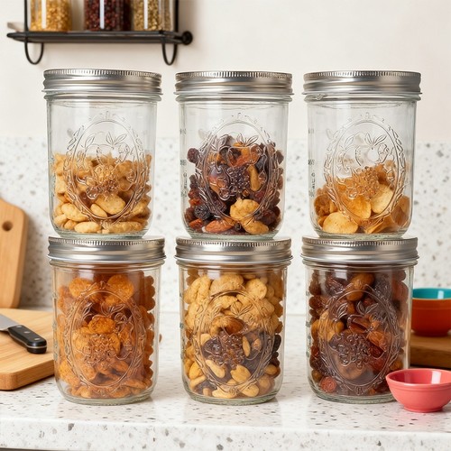 500ml mason jar set - 500ml, with