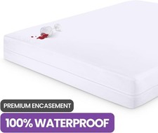Waterproof Bed Bug & Dust Mite Proof Mattress Zippered Full Cover Small Double
