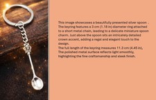 1 x Mini Spoon keyring with