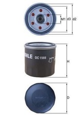 Oil Filter MAHLE Fits NISSAN