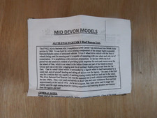 Mid Devon/ B. W. Models 1/76 Alvis Stalwart MK2 Reef Rescue Unit white metal kit