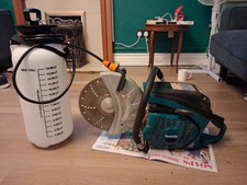 Makita Petrol Disc Cutter with Dust Water Suppression Tank