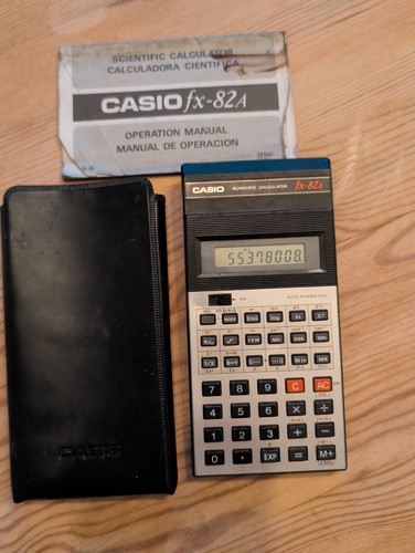 Casio 82a vintage - fx-82a, retro