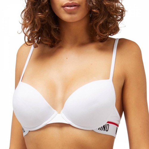 Moschino white designer padded - designer,