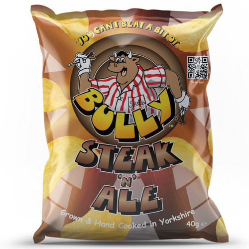 Bullys crisps steak ale - crisps,