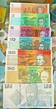 Set of 7 AUSTRALIAN PAPER