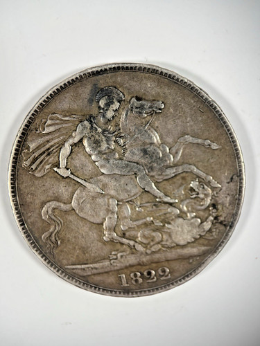 1822 george silver crown - 1822,