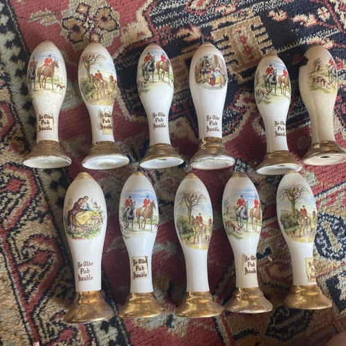 Olde pub handles - x,