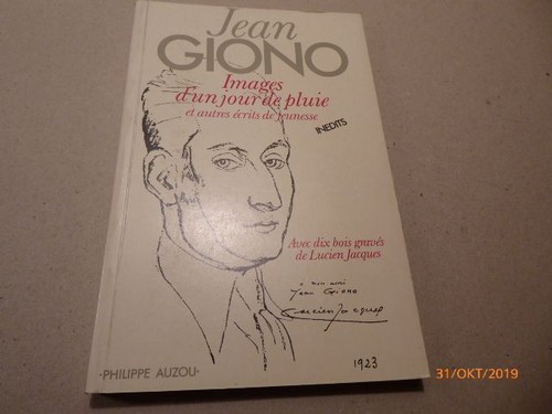 Giono jean les images un - giono,, jean:les