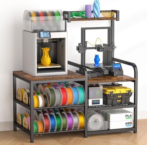 Table with filament storage - with,