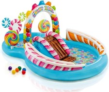 Intex Candy Zone Play Centre Kids Inflatable Garden Fun Outdoor Paddling Pool