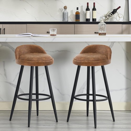 2pcs low back barstools chair - 2pcs,