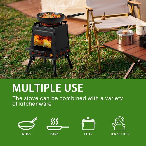 Small folding camping stove - folding,