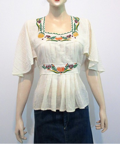 Vintage 1970s embroidered - vintage,