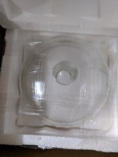 Glass Cake Dome Plate Food