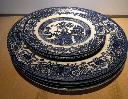 Vintage eit willow pattern - 4,
