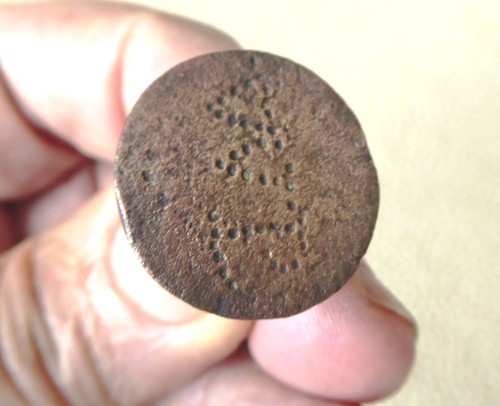 Antique brass matrix wax seal - brass,
